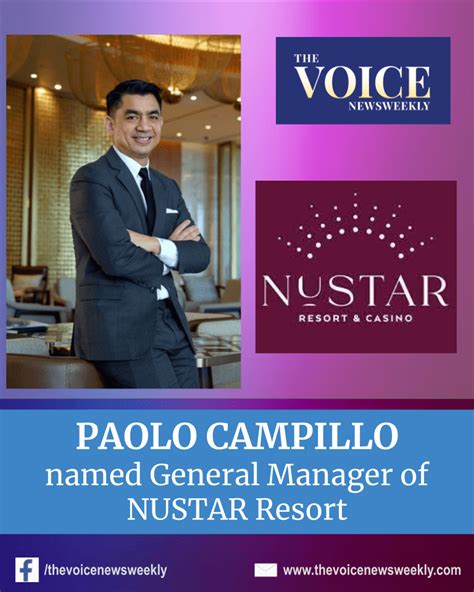 NUSTAR Resort names new general manager .
